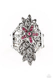 Paparazzi Formal Floral - Pink Ring