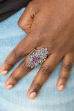 Paparazzi Formal Floral - Pink Ring