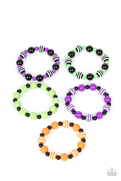 Paparazzi Starlet Shimmer Halloween Striped Bracelets