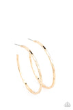 Paparazzi Unregulated - Gold Hoop Earrings