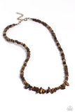 Paparazzi Wild Woodcutter - Brass Necklace