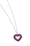 Paparazzi FLIRT No More - Pink Necklace