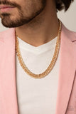 Paparazzi Urban Uppercut - Gold Necklace