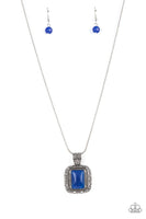 Paparazzi Right Hand TALISMAN - Blue Necklace