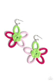 Paparazzi Spin a Yarn - Pink Earrings