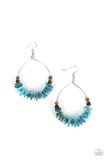 Paparazzi Hawaiian Kiss - Blue Earrings