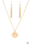 Paparazzi Heart Full of Faith - Gold Necklace