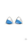 Paparazzi Kaleidoscopic Collision - Blue Post Earrings