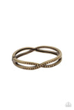 Paparazzi Woven in Wealth - Brass Bracelet