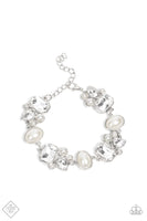 Paparazzi Best in SHOWSTOPPING - White Bracelet