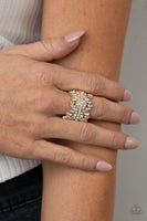 Paparazzi Cosmic Confetti - Gold Ring