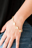 Paparazzi Perfect Imperfection - Gold Bracelet