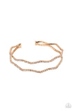 Paparazzi Delicate Dazzle - Gold Bracelet