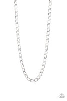 Paparazzi Big Win - Silver Men’s Necklace