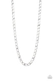 Paparazzi Big Win - Silver Men’s Necklace