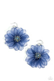 Paparazzi Cosmopolitan Chiffon - Blue Earrings