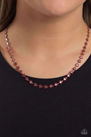 Paparazzi Floral Catwalk - Red Necklace