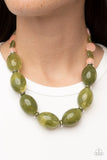 Paparazzi Belle of the Beach - Green Necklace