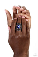 Paparazzi Entrancing Edge - Blue Ring