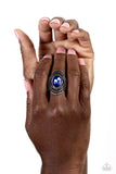 Paparazzi Entrancing Edge - Blue Ring