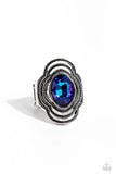 Paparazzi Entrancing Edge - Blue Ring