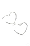 Paparazzi Summer Sweethearts - Silver Hoop Earrings