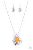 Paparazzi Amazon Amulet - Orange Necklace