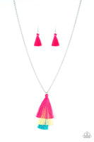 Paparazzi Triple The Tassel - Multi Necklace