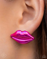 Paparazzi Diva Decoration - Pink Earrings