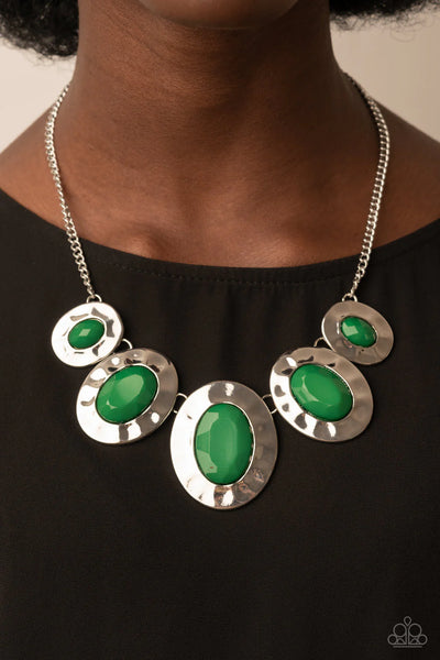 Paparazzi Rivera Rendezvous - Green Necklace