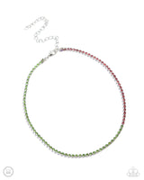 Paparazzi Dedicated Duo - Green Necklace