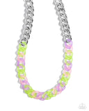 Paparazzi Rainbow Ragtime - Green Necklace