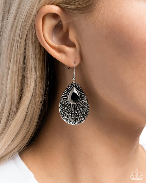 Paparazzi Urban Relic - Silver Earrings