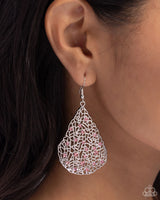 Paparazzi Stargazing Glamour - Pink Earrings