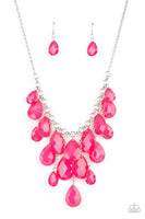 Paparazzi Front Row Flamboyance - Pink Necklace