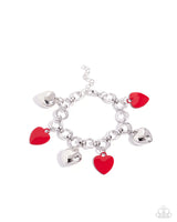 Paparazzi Whole Lotta Love - Red Bracelet