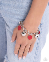 Paparazzi Whole Lotta Love - Red Bracelet