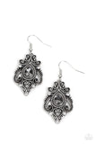 Paparazzi Palace Perfection - Silver Earrings