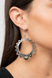 Paparazzi Casually Capricious - Silver Earrings