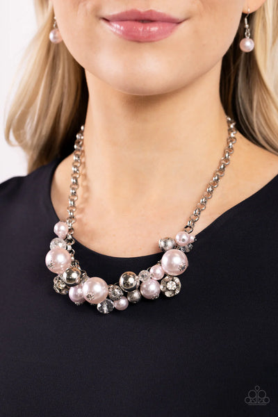 Paparazzi Corporate Catwalk - Pink Necklace