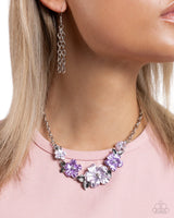 Paparazzi Bouquet Brilliance - Purple Necklace