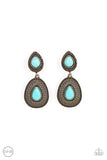 Paparazzi Country Soul - Brass Clip-On Earrings