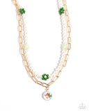 Paparazzi Painted Pageantry - Green Necklace