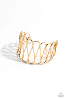 Paparazzi Wickedly Wired - Gold Bracelet