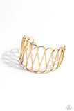 Paparazzi Wickedly Wired - Gold Bracelet