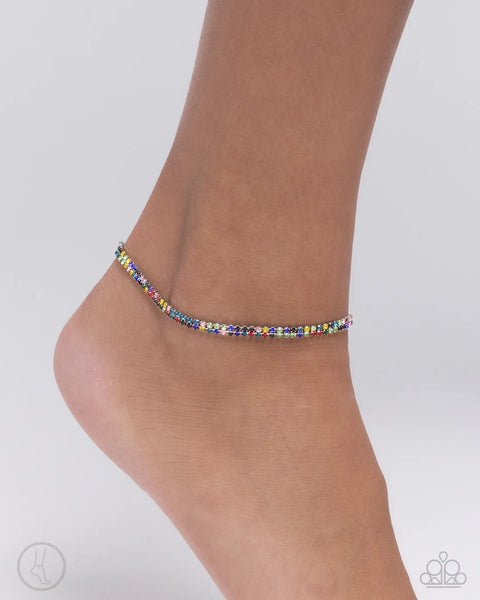 Paparazzi Adorable Anklet - Multi Anklet