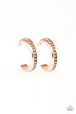 Paparazzi 5th Avenue Fashionista - Copper Hoop Earrings