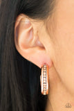 Paparazzi 5th Avenue Fashionista - Copper Hoop Earrings