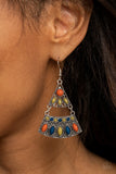 Paparazzi Desert Fiesta - Multi Earrings