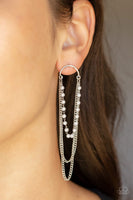 Paparazzi Vintage VIP - White Post Earrings